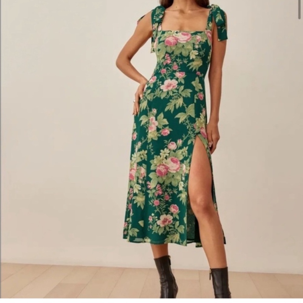 Reformation Twilight Dress in Belvedere